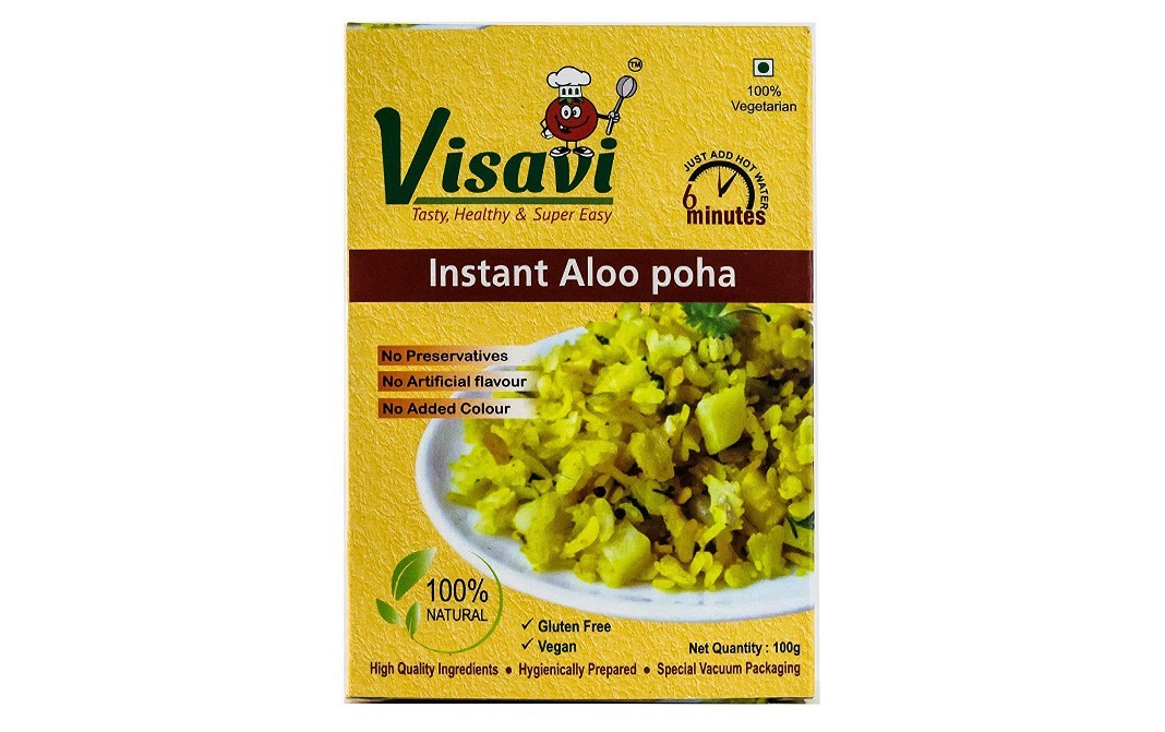 Visavi Instant Aloo Poha    Box  100 grams